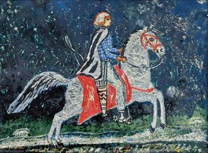 Iris Tree On A Horse — Dora Carrington
