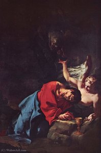 Christ On The Mount Of Olives — Paul Troger
