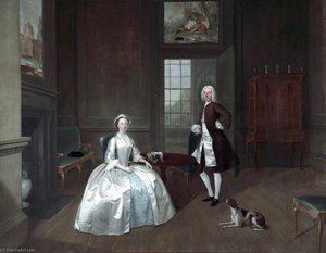 Mr (1703–1745), And Mrs William Atherton — Arthur Devis