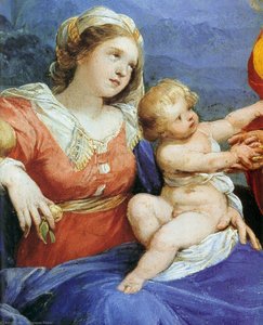 The Rest On The Flight Into Egypt (detail) — Giuseppe Cesari