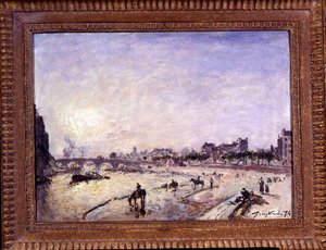 Paris, Le Pont Marie Et Le Quai Des Célestins — Johan Barthold Jongkind