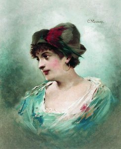Portrait Of Maria Petipa — Konstantin Yegorovich Makovsky