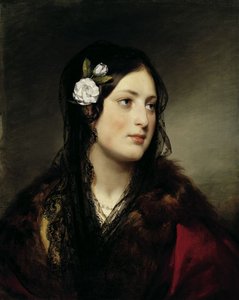 Portrait Of Elise Kreuzbereger — Friedrich Ritter Von Amerling