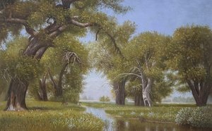 On The Cache La Poudre River, Colorado - Worthington Whittredge — توماس ورثينغتون ويتريج