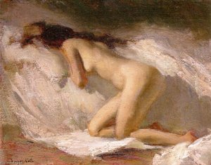 Kneeling Nude In Profile — Marc-aurèle De Foy Suzor-coté