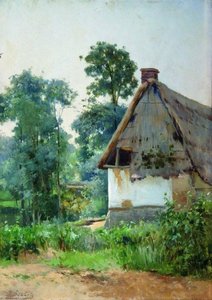 Landscape With An Abandones House — Efim Efimovich Volkov