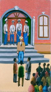 Confrontation 1 (john Lewis Series) — Benny Andrews
