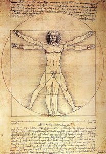 Proporcije Ljudske Figure — Leonardo Da Vinči