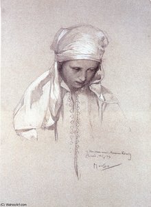 Portrait Of A Girl — Alfons Maria Mucha