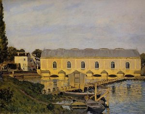 The Machine At Marly — Alfred Sisley