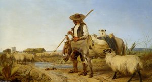 A Spanish Shepherd — Richard Ansdell