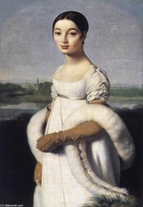 Mademoiselle Caroline Rivière — Jean-auguste-dominique Ingres