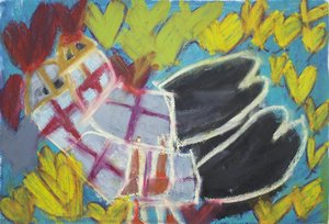 Untitled (abstract Hearts) — Catherine Sidony Mcguinness