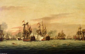 The Battle Of The Saints — Thomas Luny