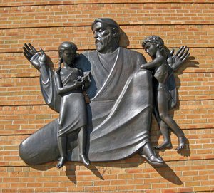 Christ And The Children, Sculpture Garden — Marshall Maynard Fredericks