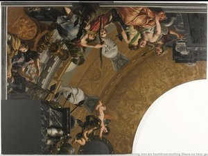 Onderdeel (linksboven) Van Een Plafondschildering Met Als Hoofdvoorstelling Diana En Haar Gezellinnen, Gerard De Lairesse, C. 1676 - C. 1682 — Gérard De Lairesse