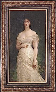 Portrait De Mme Hollander Nee Victorine Wertheim — Ernest Hébert (antoine Auguste Ernest Hebert)
