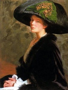 The Green Hat (edith Perry) — Lilla Cabot Perry