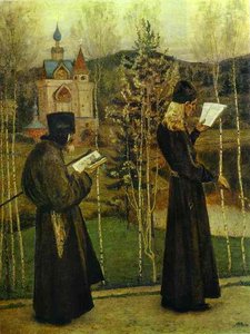 On The Eve Of Annunciation Feast — Mikhail Nesterov