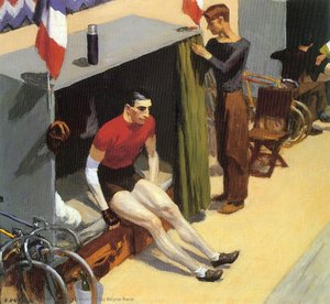 Französische Six-tages-radfahrer — Edward Hopper