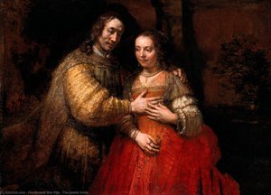 Mircea Cea Evreiască (sau Nunta Evreiasca) — Rembrandt Van Rijn
