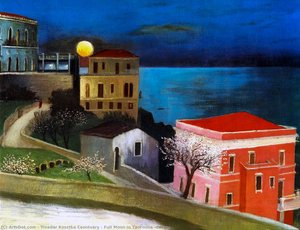 Full Moon In Taormina (detail) — Тивадар Цонтвари Костка