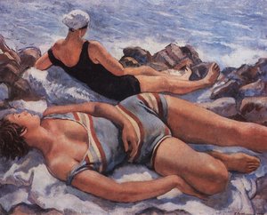 On The Beach — Zinaida Serebriakova