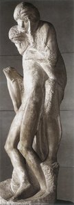 Pietà Rondanini, (unfinished) — Michelangelo Buonarroti