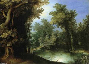 Landskab Med Sø — Paulus Bril