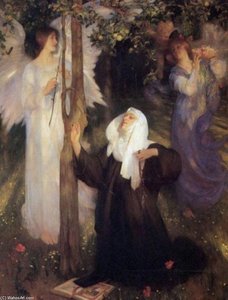 The Cloister Or The World — Arthur Hacker