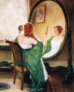 The Green Mirror, (1911) — Guy Rose