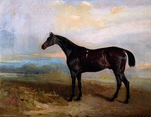 Hunter In A Landscape — Sr John E Ferneley