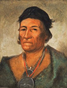 Ko Mán I Kin, Big Wave, Ein Alter Und Angesehener Häuptling — George Catlin