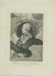 Charles Aux Thuilleries. Le 1e December, 1783 — P.g. Tavenard