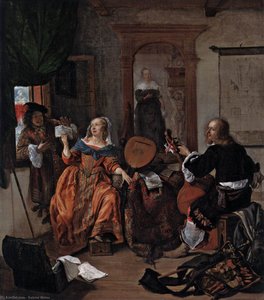 Une Fête Musicale — Gabriel Metsu