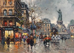 Place De La Republic — Antoine Blanchard (marcel Masson)