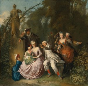 Comedic Performance In A Park Setting — Christian Wilhelm Ernst Dietrich Dietrich