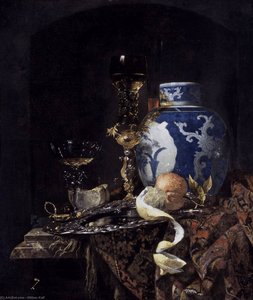 Still-life With A Late Ming Ginger Jar — Willem Kalf