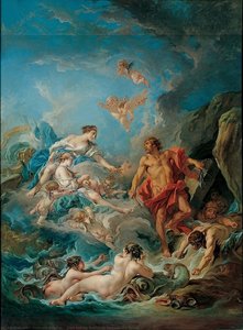 Junio Pidiendo A Eolo Que Libere Los Vientos — François Boucher