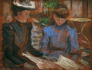 Mother And Daughter, Boulogne, France — Philip Wilson Steer