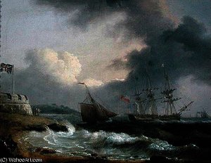 Off The Squadron, Cowes — Thomas Luny