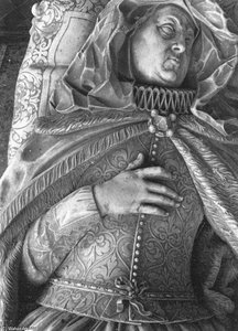 Tomb Of Lady Elizabeth Carey (detail) — Nicholas The Elder Stone