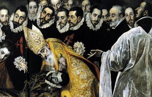 La Sepoltura Del Conte D'orgaz (dettaglio) — El Greco