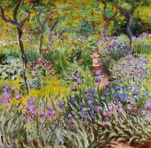 Bašta Iris U Živerni — Клод Моне