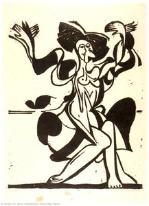 Dancing Mary Wigman — Ernst Ludwig Kirchner