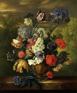 Tolv Månader Av Blommor April — Jacob Van Huysum