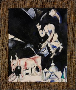 Studio Compositivo Per ‘in Russia, Agli Asini E Altri’ — Marc Chagall