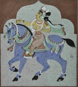 Lady On A Horse — ناندلال بوشو