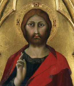 Christ Blessing (detail) — ლიპო მემმი