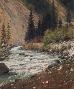 Mountain Stream In Kashmir — Vasily Vasilevich Vereshchagin